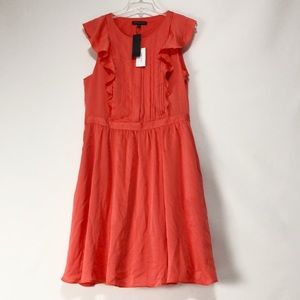 🆕 Banana Republic Coral Pintuck Dress 12